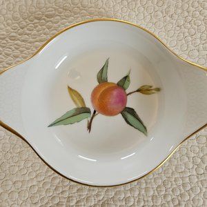 Royal Worcester Evesham gold porcelain baker